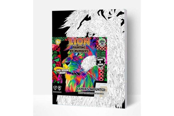 Paint By Numbers Lion