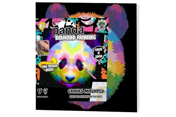 Diamond Paint Art Panda 40 x 30cm