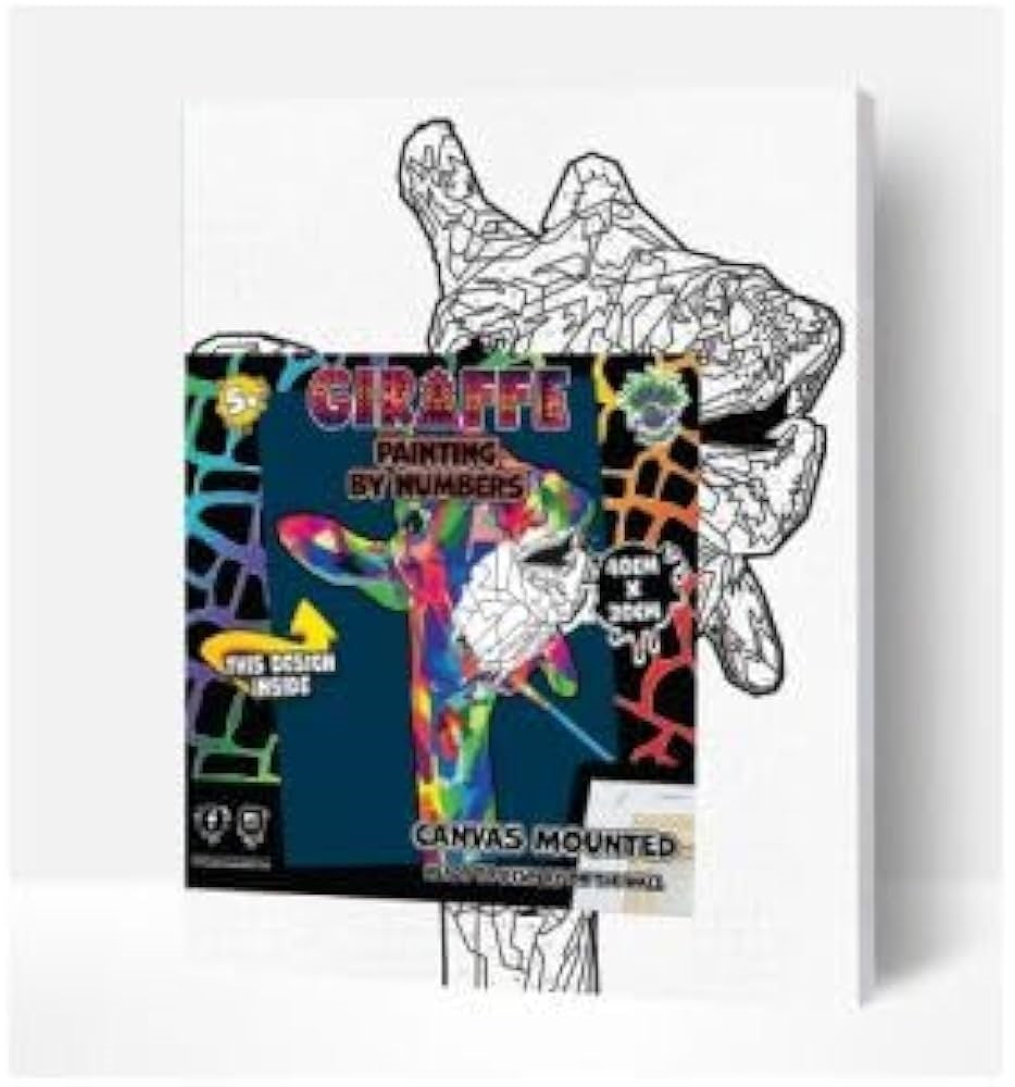 Paint By Numbers Giraffe