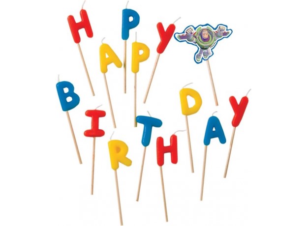 12 TOOTHPICKS CANDLES H/BIRTHDAY TOY STORY 3