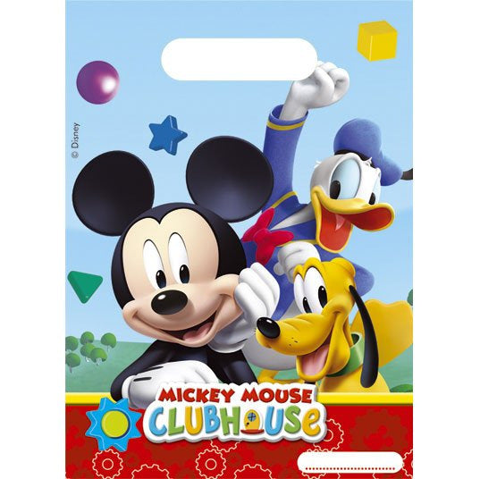 6 PARTY BAGS PLAYFUL MICKEY