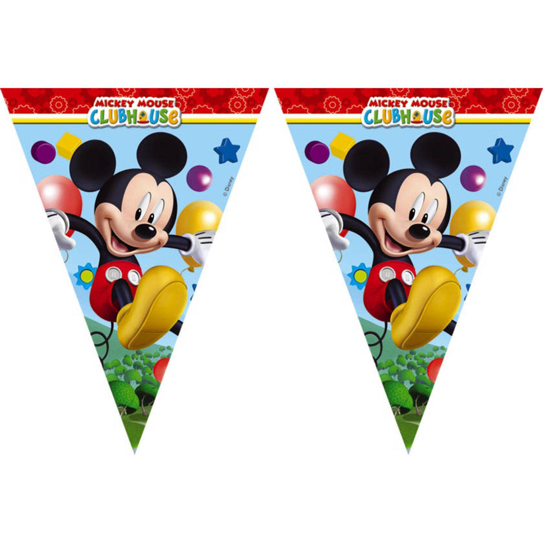9 TRIANGLE FLAG BANNER PLAYFUL MICKEY