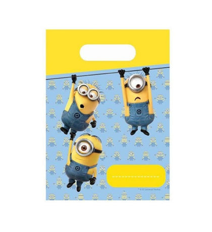 6PARTY BAGS LOVELY MINIONS
