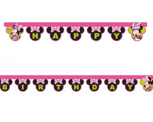 1 Die-Cut H/B BANNER MINNIE HAPPY HELPERS