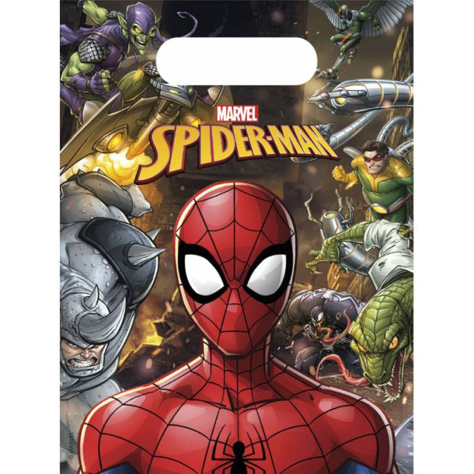 6 PARTY BAGS SPIDERMAN TEAM UP