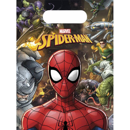 6 PARTY BAGS SPIDERMAN TEAM UP