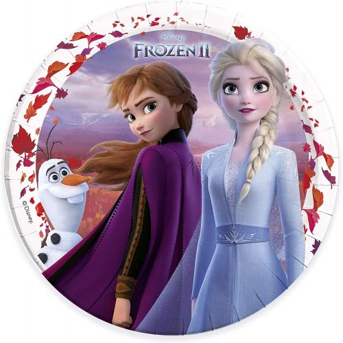 8 PAPER PLATES FROZEN 2