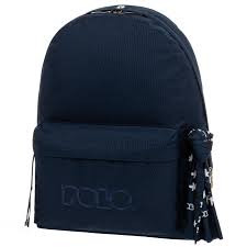 School Bag With Scarf Night Blue