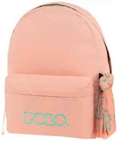 Backpack 1 Compartment With Scarf Pink Size 40X31X20Cm