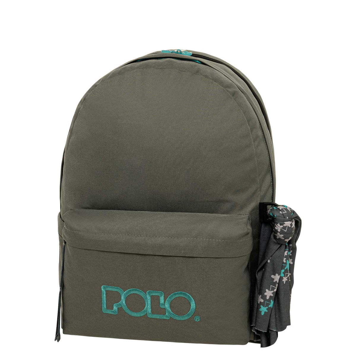 Backpack 2 Part With Double Scraf 30X40Cm Grey/Petrol