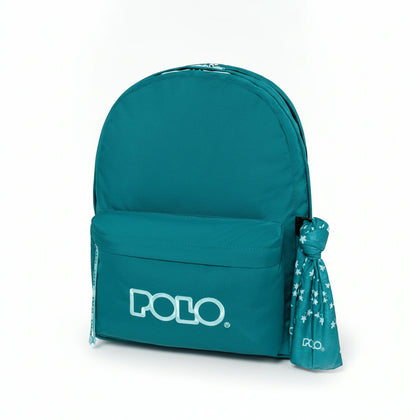Polo School Bag Double Scarf Petrole