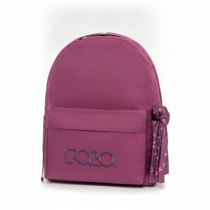 Polo School Bag With Scarf Purple/Indigo