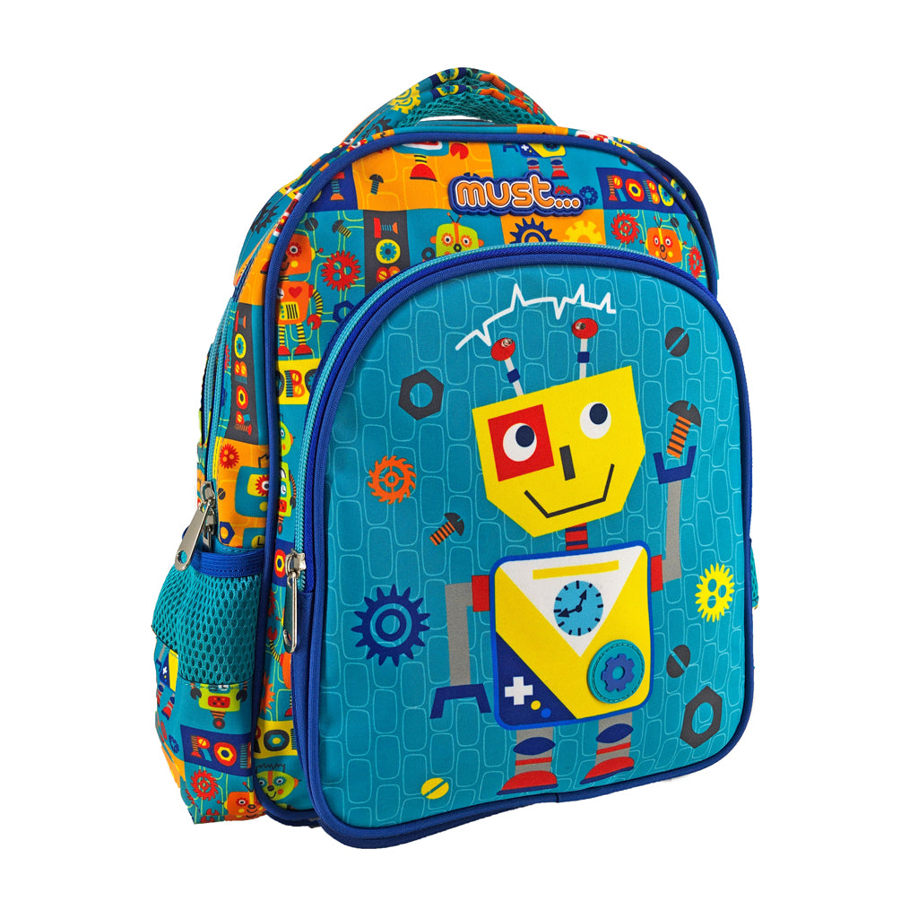 Backpack 2 Part Robot Size 27X10X31Cm