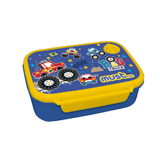 Lunch Box 800Ml Big Truck  Size 20X6.5X21.5Cm
