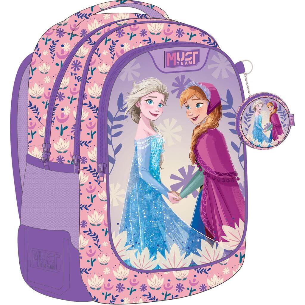 Backpack 32x18x43cm 3 Parts Frozen 2 Princesses