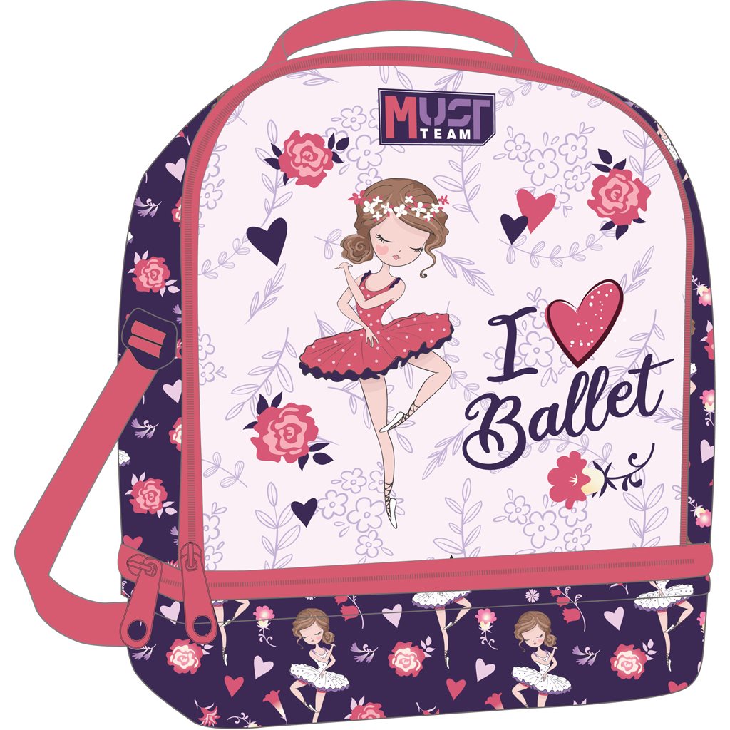 Lunch Bag 22X16X28 Isothermal I Love Ballet