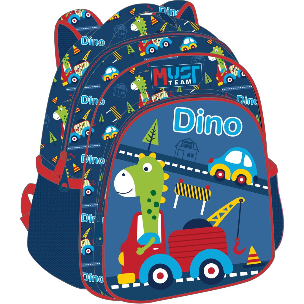Backpack 27X10X31 2Cases Little Dino