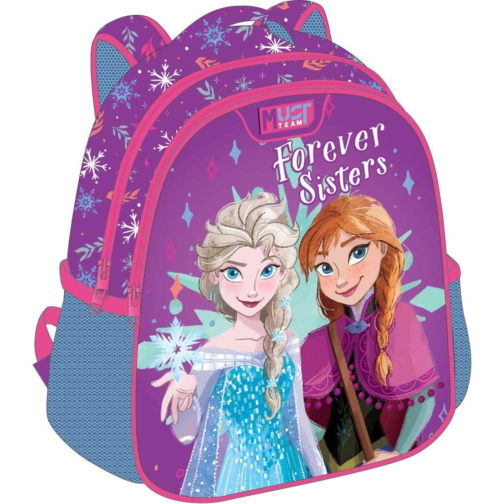 Backpack 27x10x31cm 2 Parts Frozen Forever Sisters