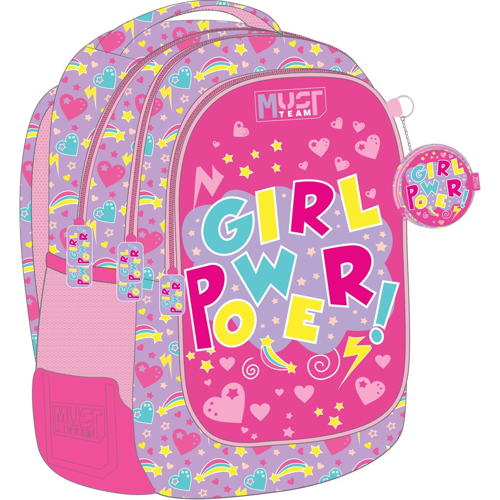 Backpack 3 Parts 32X18X43 Girl Power