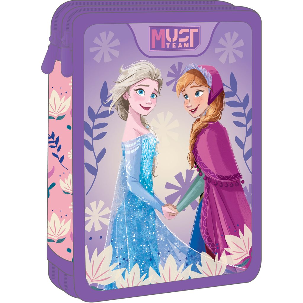 Pencil Part Double Decker Filled 15x5x21cm Frozen Sisters