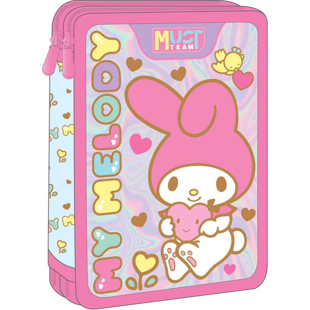 Pencil Part Double Decker Filled 15x5x21cm My Melody