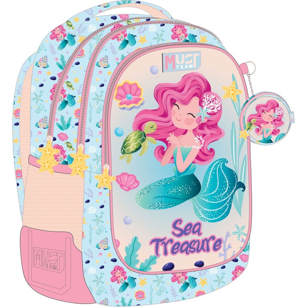 Backpack 3 Parts 32X18X43 Sea Treasure