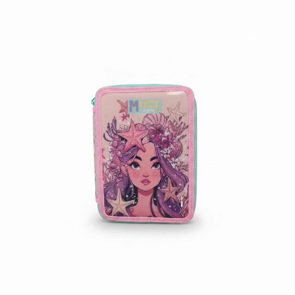 Must Team Double Decker Filled Pencil Case Girl And The Starfish