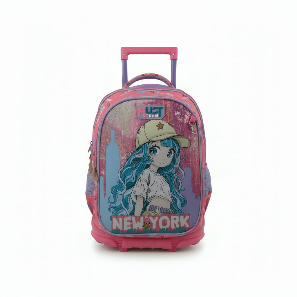 Must Team 17' Trolley Blue Hair Girl