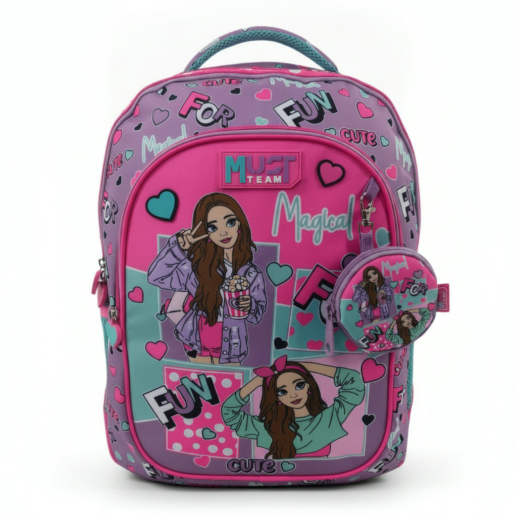 Must Team 17' Backpack 3 Cases Besties