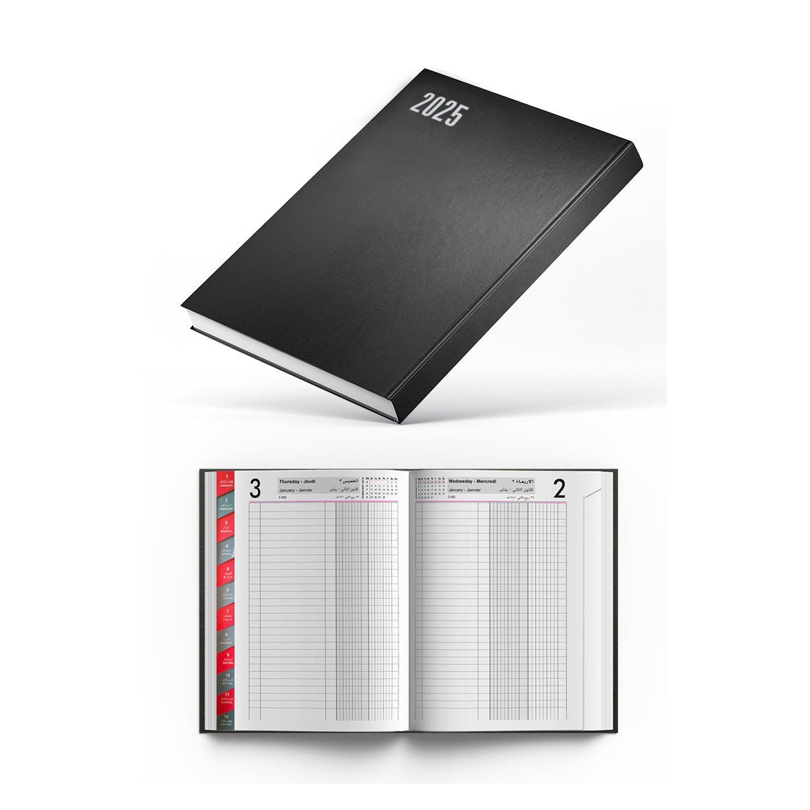 Daily Diary Hard Cover 2Colors B5 /2025