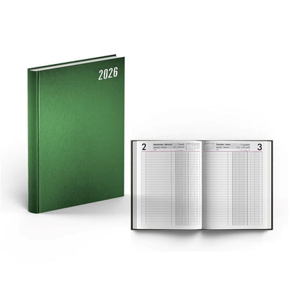 Daily Diary Hard Cover 2 Columns B5 2026