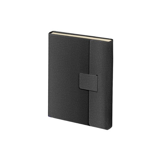 Daily Diary Pu Coverer Magnet  Line B5 Black 2026