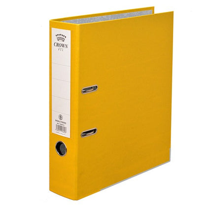Box File Crown A4 8Cm Yellow