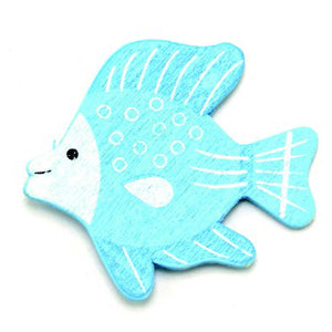 Craft Wooden Fish 15/Pk Blue/Pink