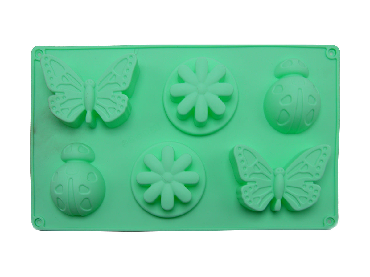 Silicone Mold Assorted Shapes 29x17x2.8cm 1079