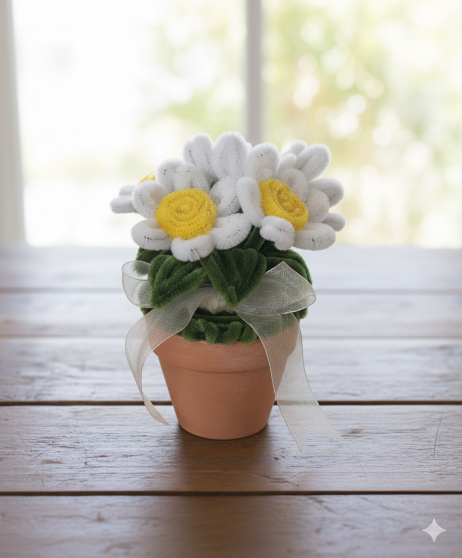 Flower In Fokhar Pot With Special White bag