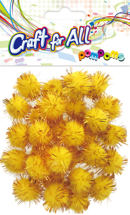 Glitter Pompon - 20 Mm*30 Pcs
Ca-3 Gold