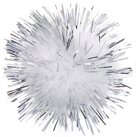 Glitter Pompon - 20 Mm*30 Pcs
 Ca-4 Silver