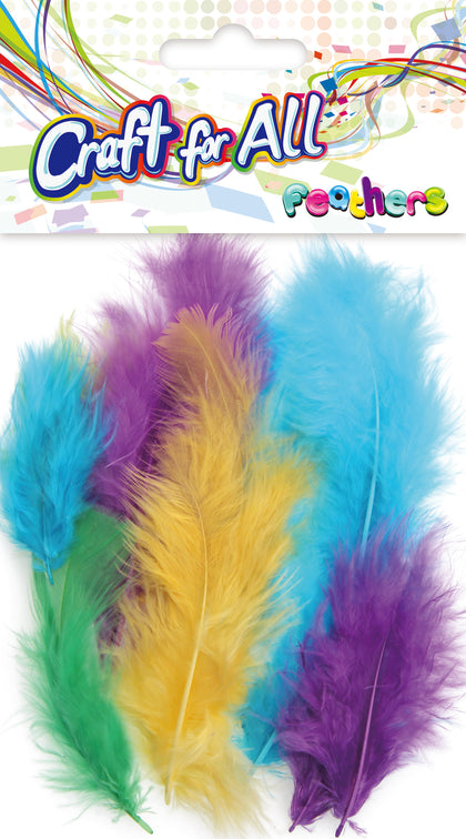 Mixed Colors Feathers 20Pcs
