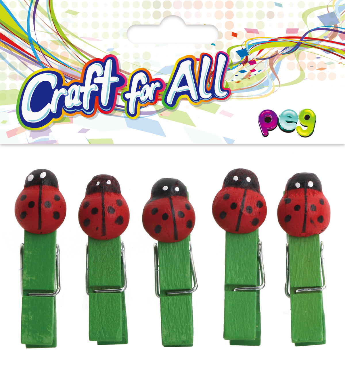 Ladybug Peg3.5*0.7*1 Stick1.5*1.1 5P