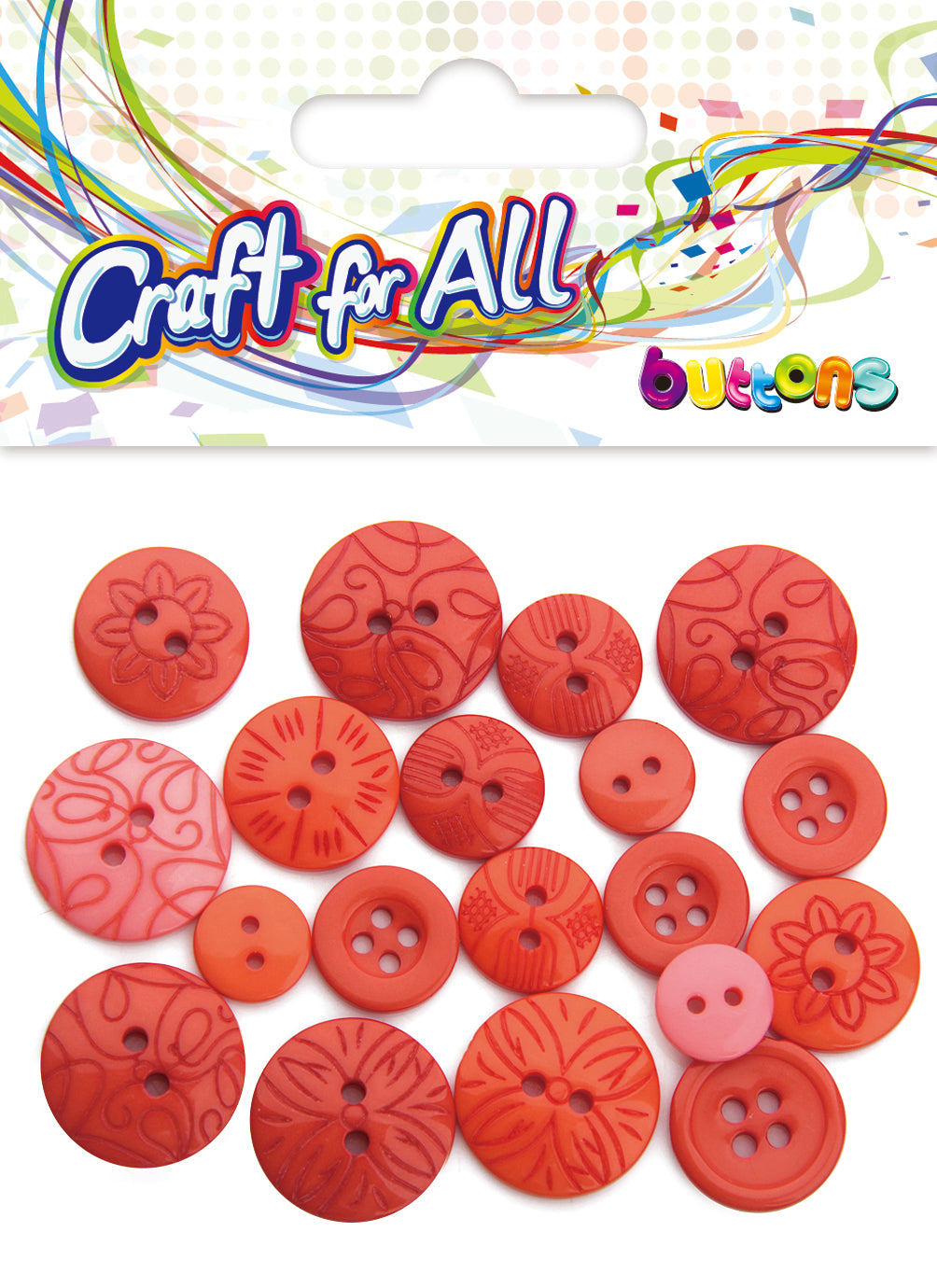 Buttons, Dia 10-21Mm*18 Pcs, P12