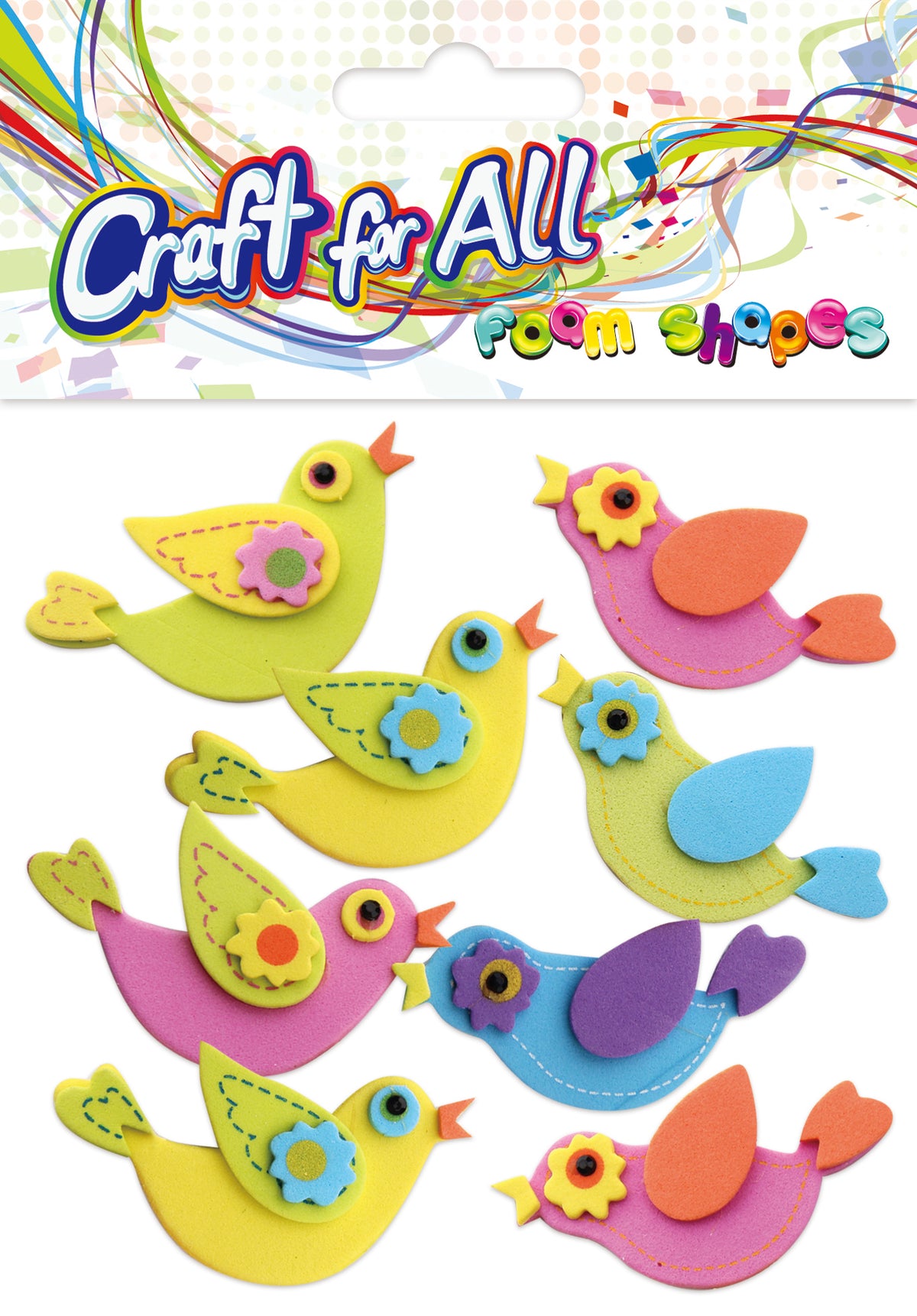 Foam Shapes Birds
