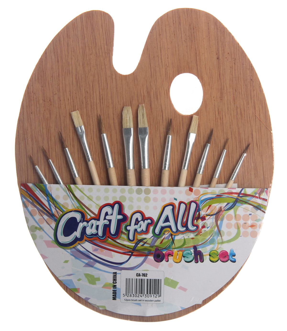 Brush Set In Wooden Pallet 12Pcs