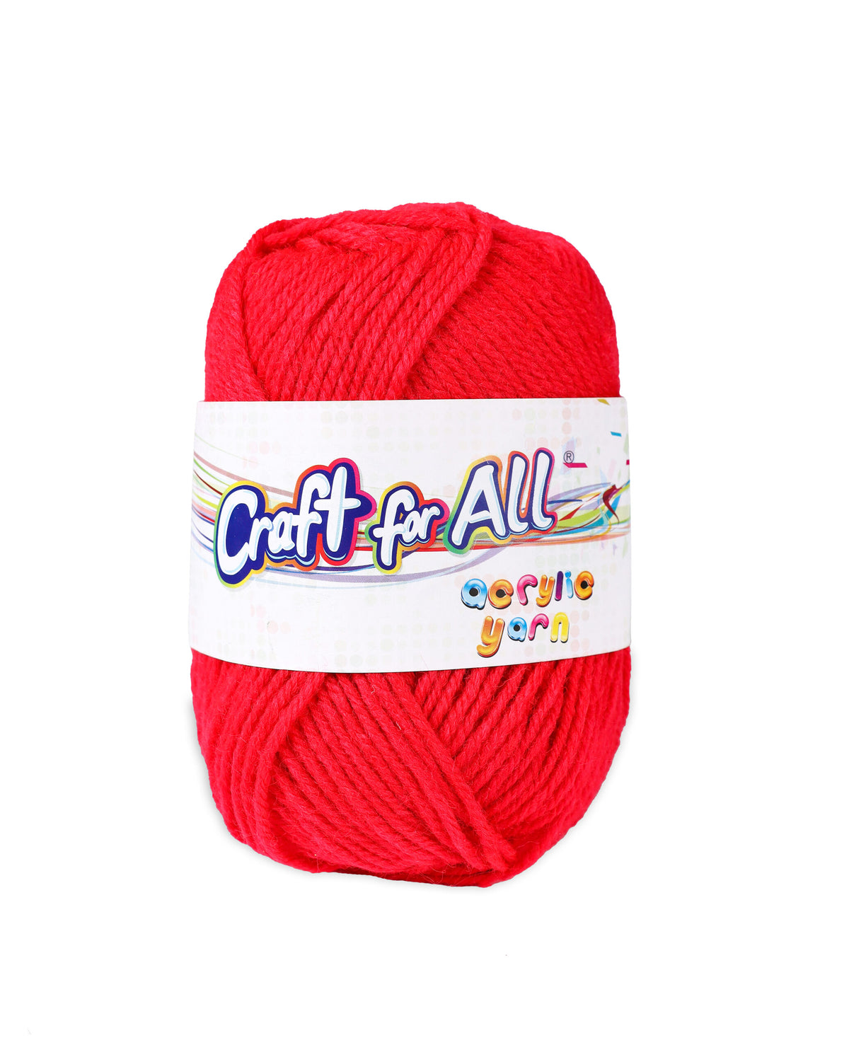 ACRYLIC YARN 50G/BALL 485 2X RED