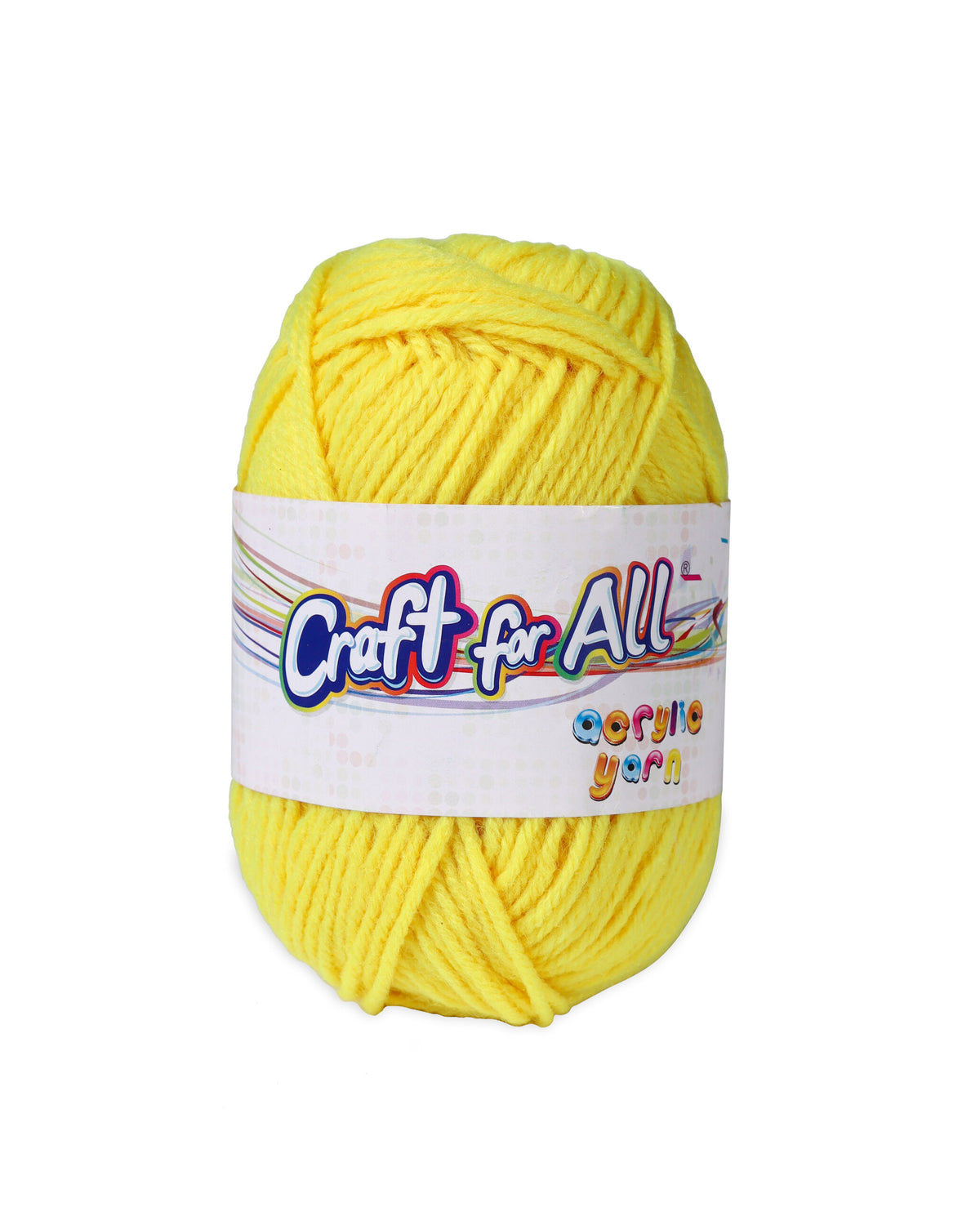 ACRYLIC YARN 50G/BALL YELLOW