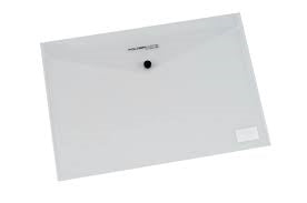 Envelop A3 With Button Clear Transparent