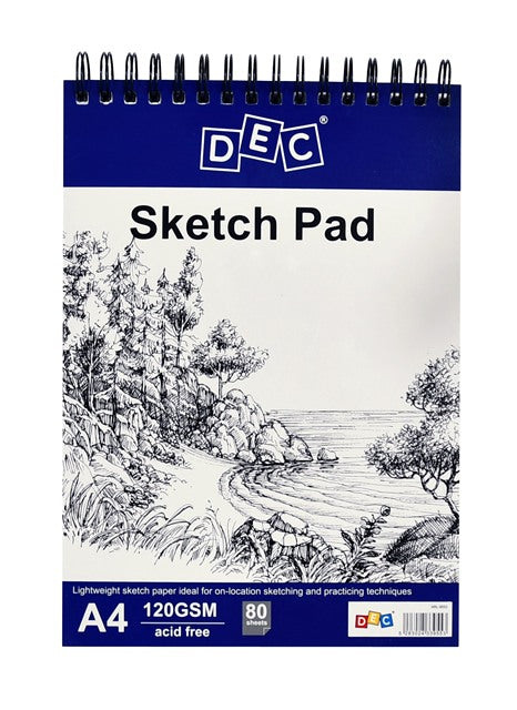 Sketch Book 120 Gr Spiral Side open&Soft Cover A4 80 Sheets