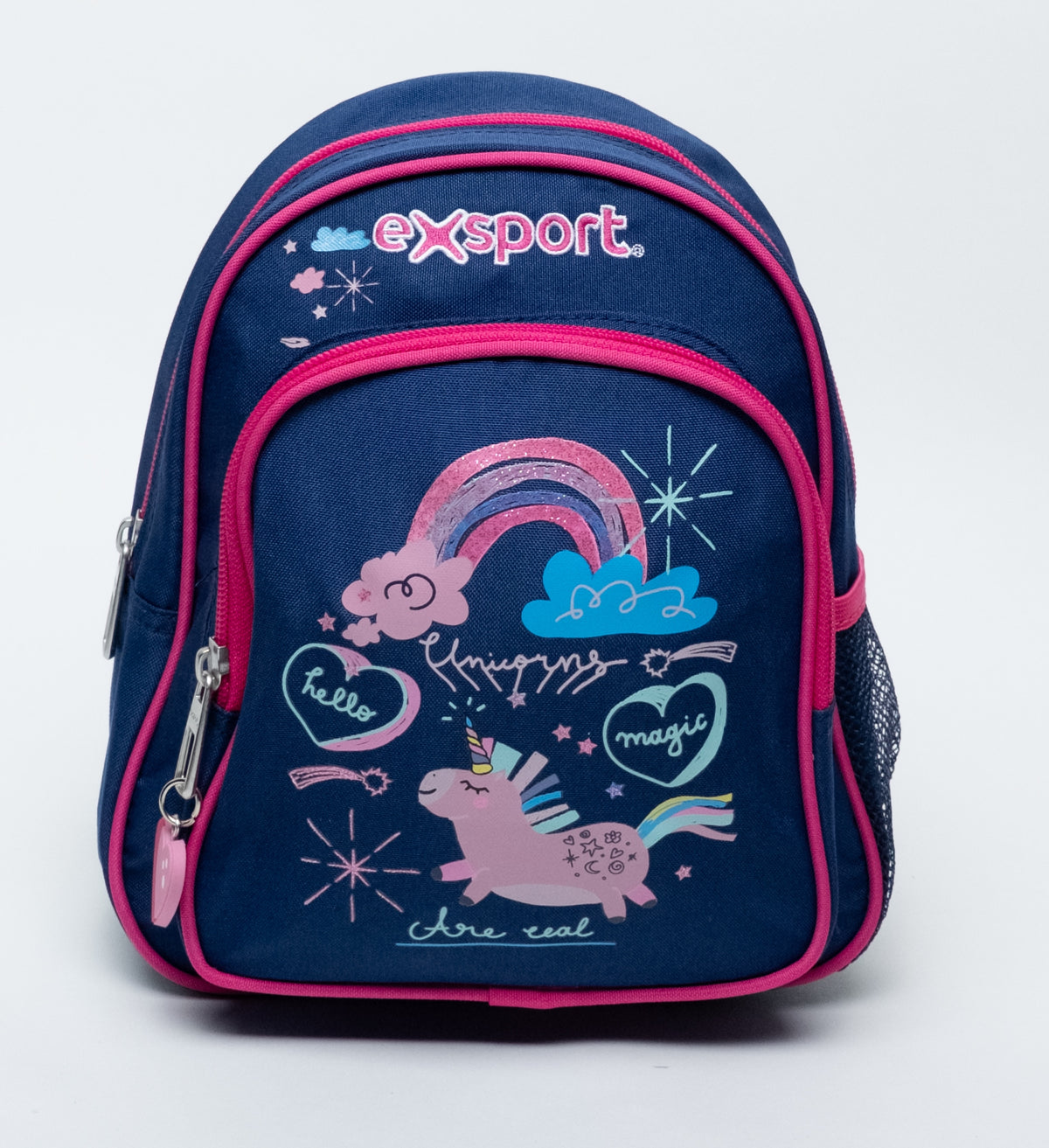 Backpack 2 Part Unicorn Small Size 25.5X22X8Cm