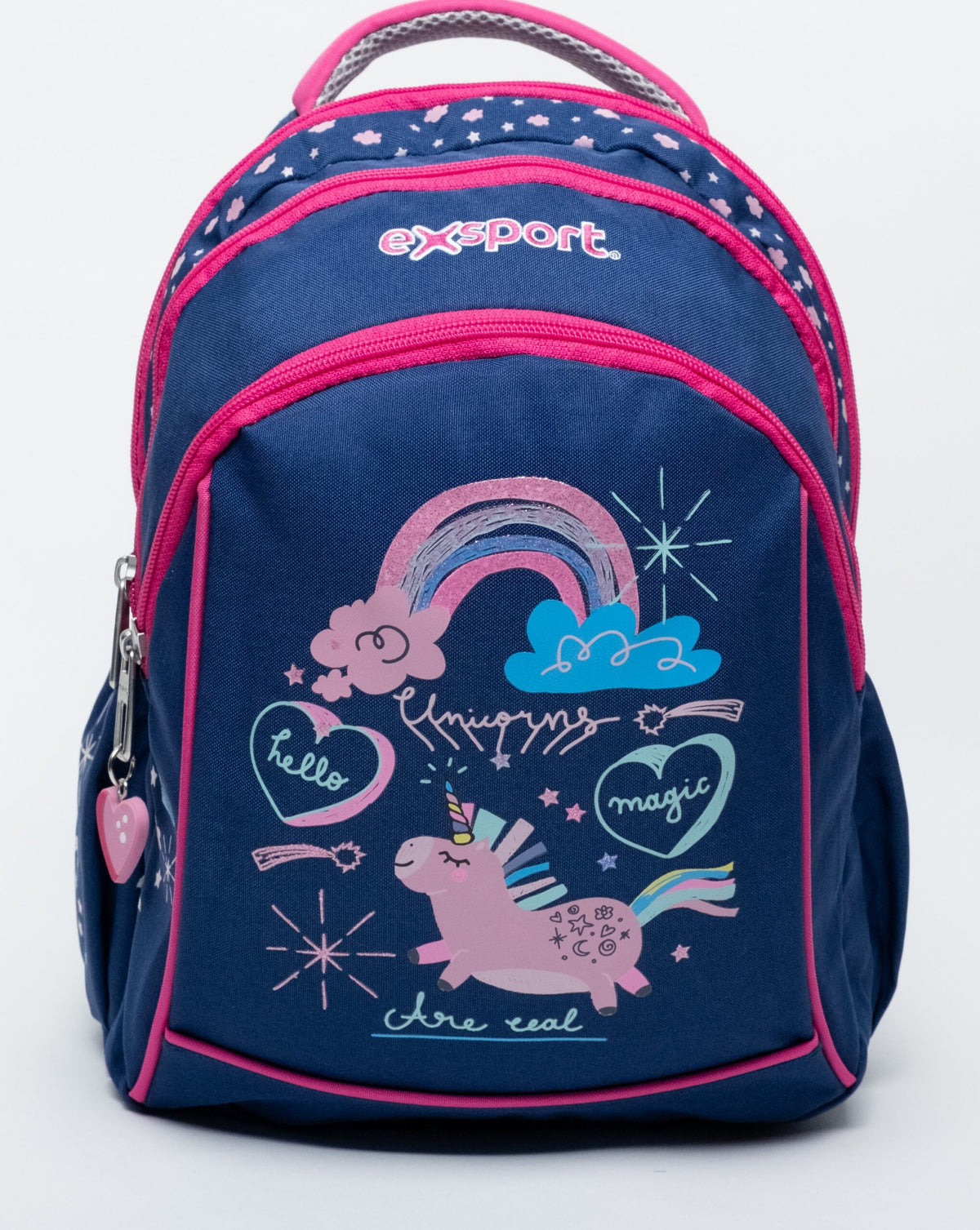 Backpack 2 Part Unicornmedium Size 36X27X10Cm
