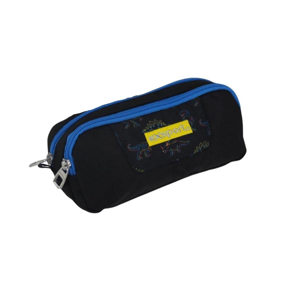 Pencil Case Blended Dino 2 Parts Size 22X10X7Cm